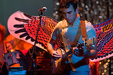 Sufjan Stevens, banjo, heart, wings