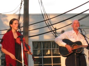 Jack Hardy and his daughter, Morgan Hardy, in 2006