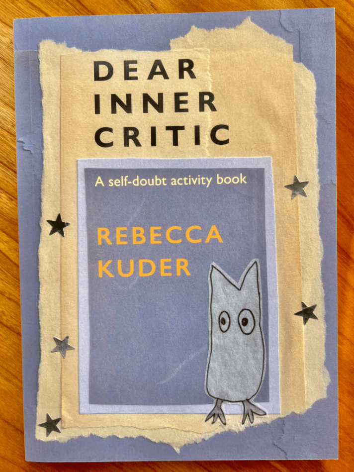 photo of cover of Dear Inner Critic: a self-doubt activity book